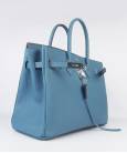 Сумка Hermes Birkin Blue 40 cm